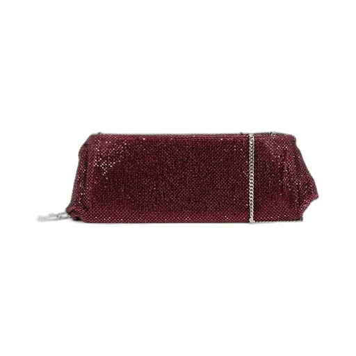 Ondina Metallic Mesh Clutch Bag