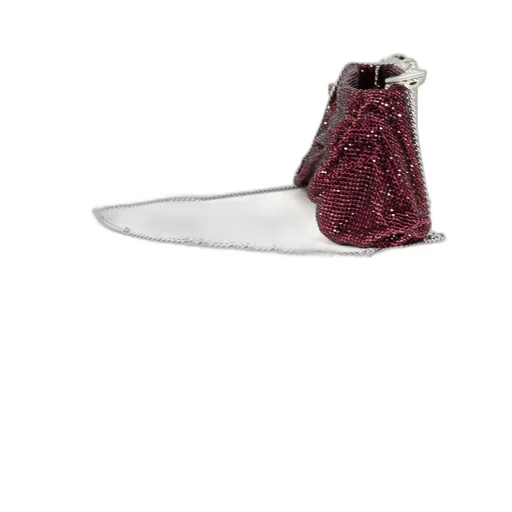 Ondina Metallic Mesh Clutch Bag