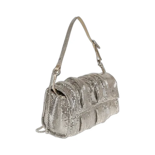 Crystal Mesh Shoulder Bag