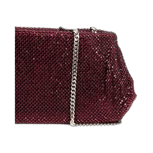 Ondina Metallic Mesh Clutch Bag