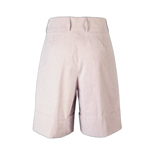 High-Waist Striped Shorts