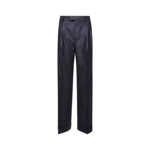 Buttoned Straight Leg Pants