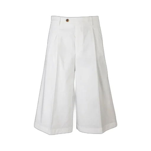 Pleated Bermuda Shorts