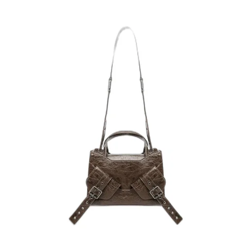 Angled Pocket Shoulder Bag