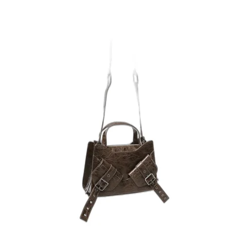 Angled Pocket Shoulder Bag