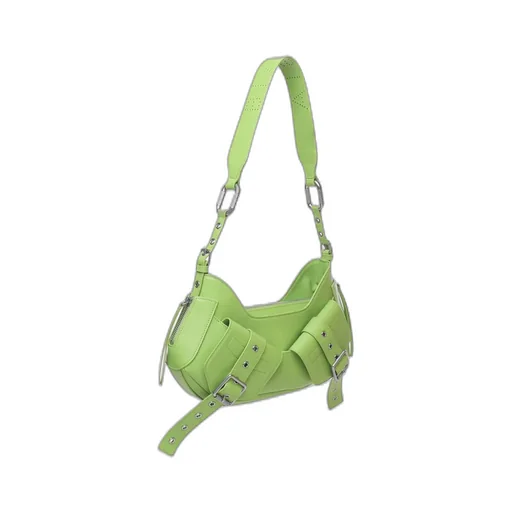 Y2K Embossed Small Shoulder Bag