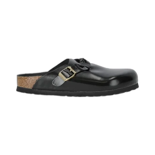 Boston Braided Buckled Clogs