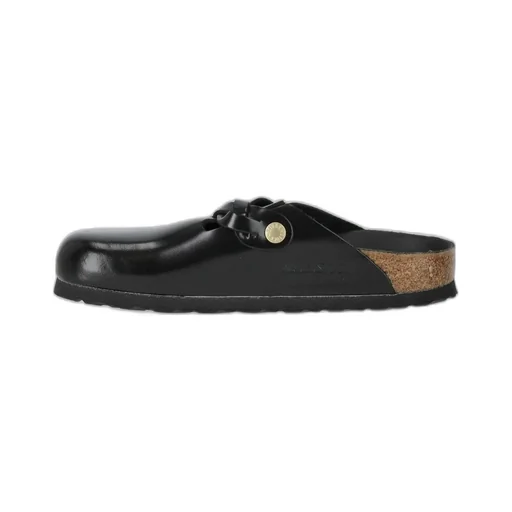 Boston Braided Buckled Clogs