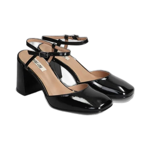 Emily Square-Toe Ankle Strap Pumps