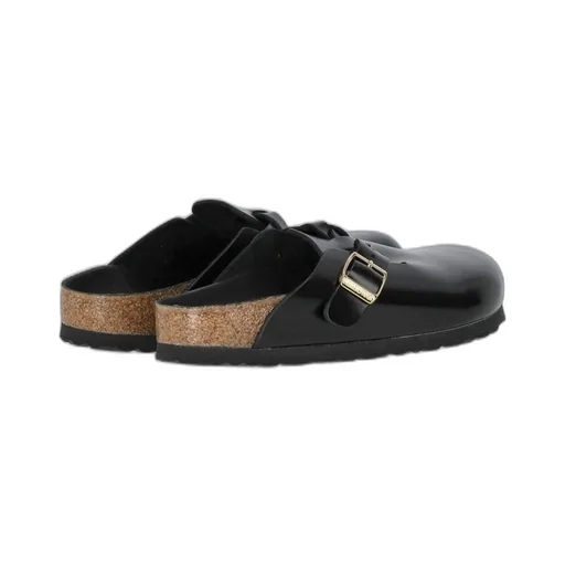 Boston Braided Buckled Clogs