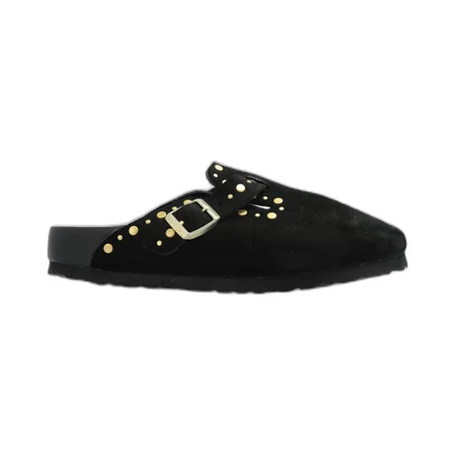 Boston Rivet Border Slip-On Mules