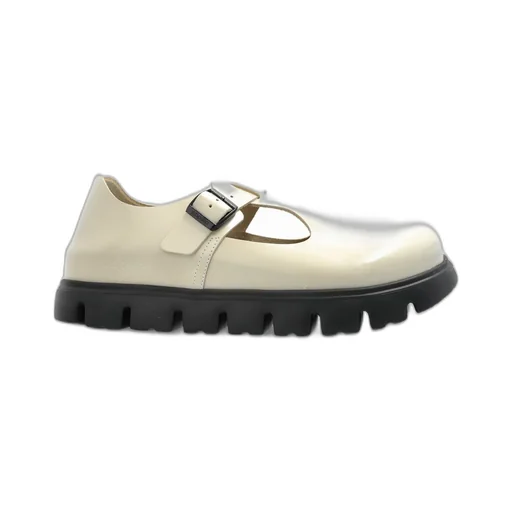 X Papollio Cut-Out Detailed Buckle Flat Shoes