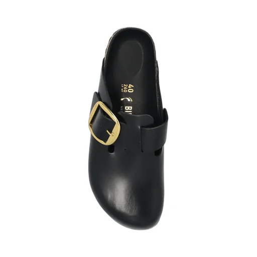 Boston Big Buckle Mules