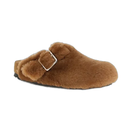 Shearling Boston Sandals