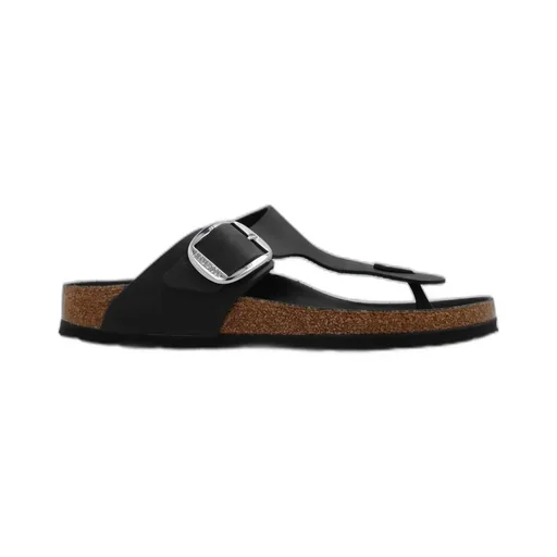 Gizeh Big Buckle Slip-On Sandals