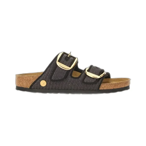 Double-Buckle Slip On Sandals