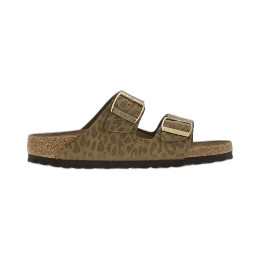 Arizona Leopard-Print Slip On Sandals