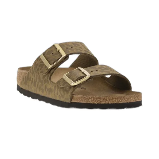 Arizona Leopard-Print Slip On Sandals