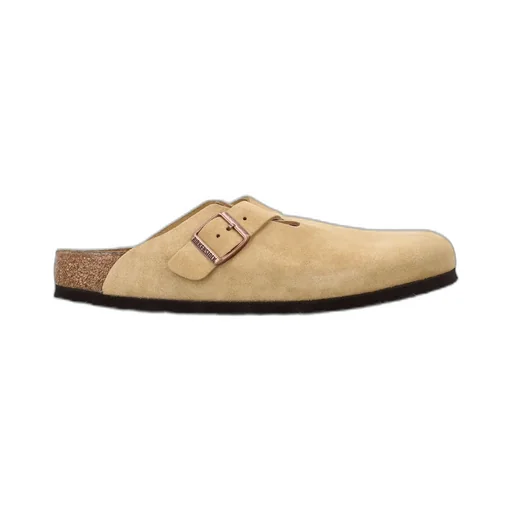 Boston Buckled Slip-On Sandals