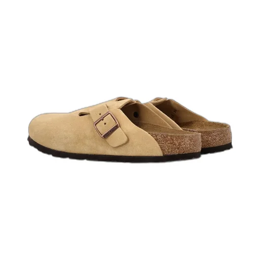 Boston Buckled Slip-On Sandals