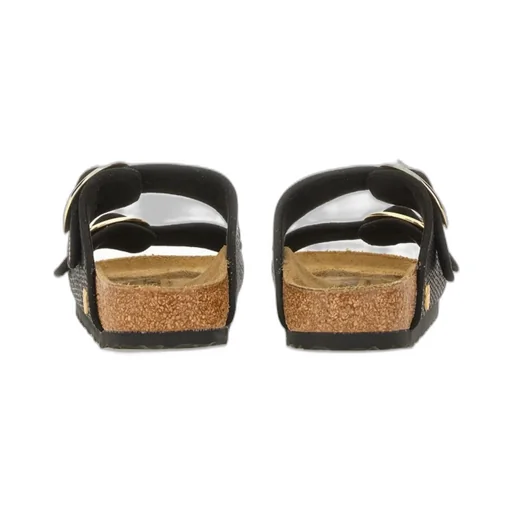 Double-Buckle Slip On Sandals