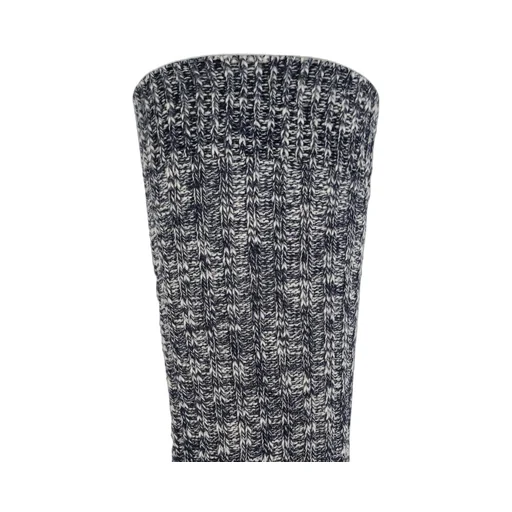 Ribbed-Knit Crew Socks