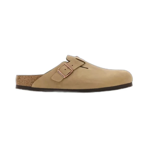 Boston Soft Footbed Buckle Detailed Mules