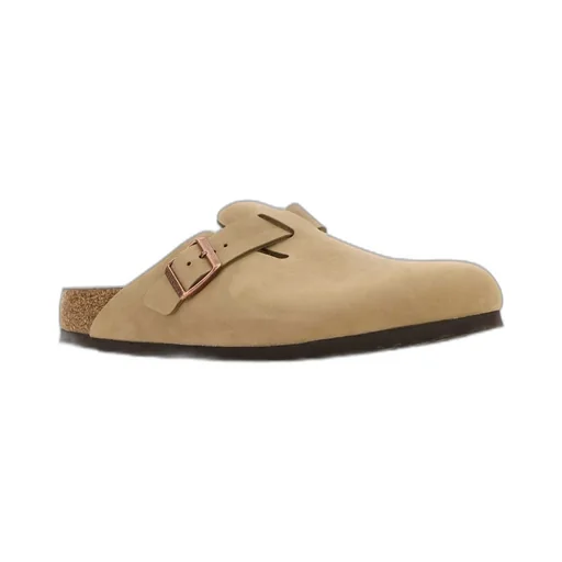 Boston Soft Footbed Buckle Detailed Mules