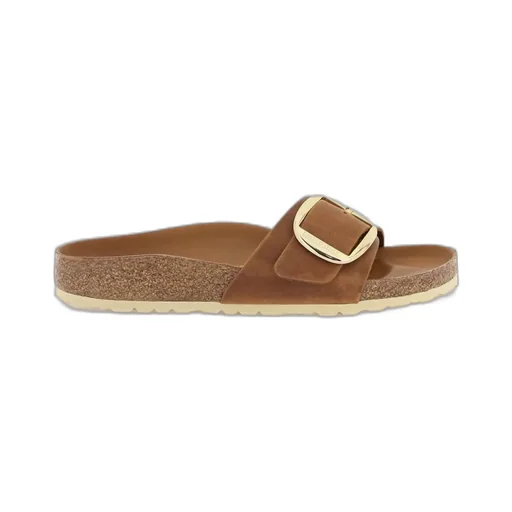 Madrid Big Buckle Slip-On Sandals