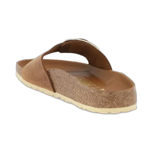 Madrid Big Buckle Slip-On Sandals