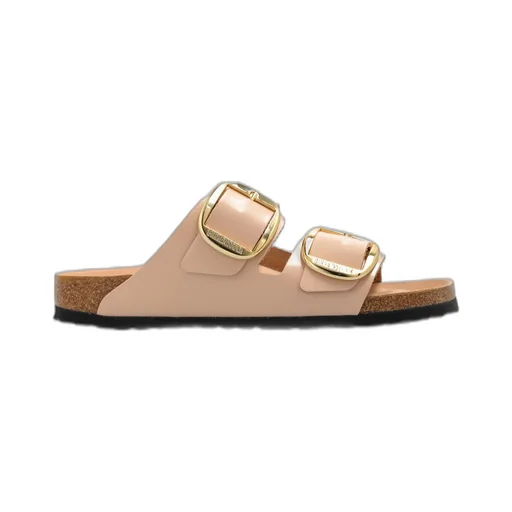 Slip-On Buckled Sandals