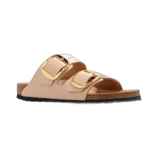 Slip-On Buckled Sandals