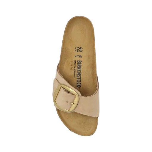 Madrid Big Buckle Slip-On Sandals