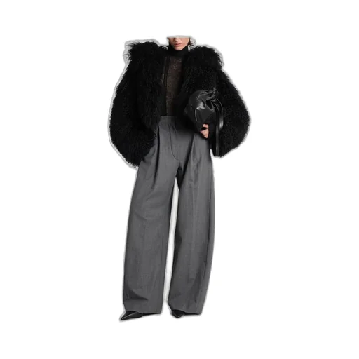 Long Sleeved Fur Jacket