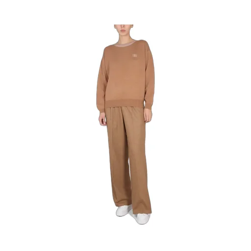 Logo Embroidered Knitted Jumper