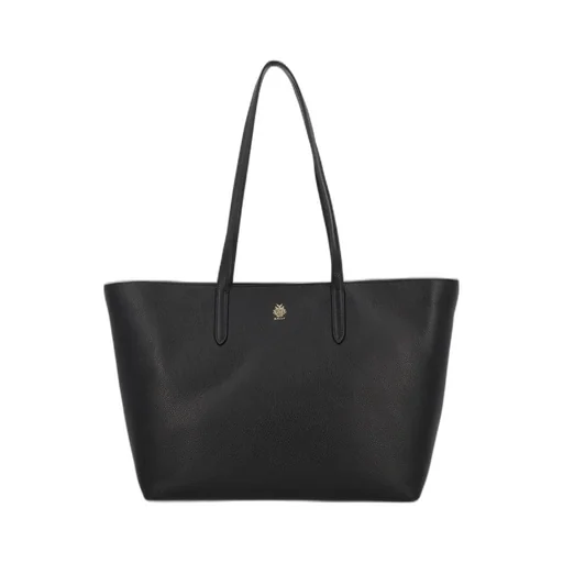 Logo-Stamp Top Handle Bag