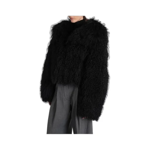 Long Sleeved Fur Jacket