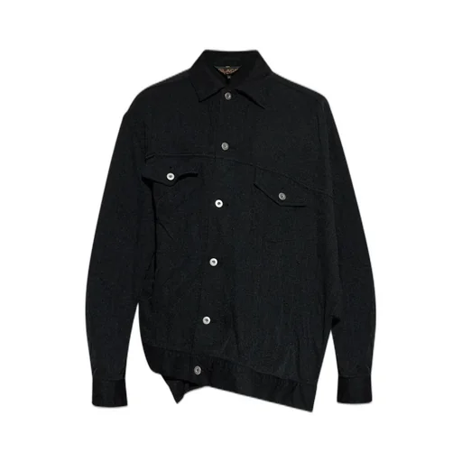 Asymmetric Buttoned Jacket