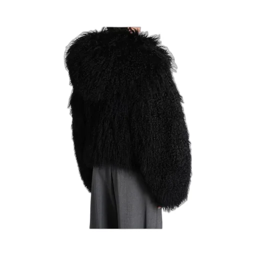 Long Sleeved Fur Jacket