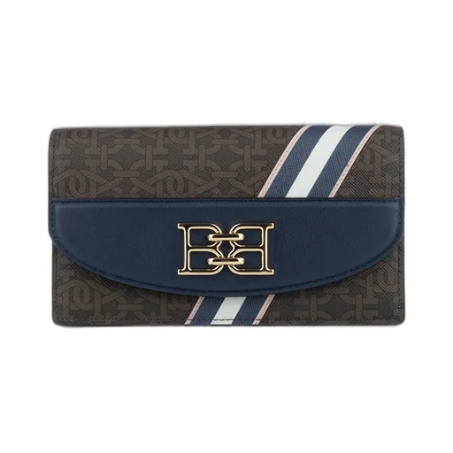 Logo-Plaque Foldover Top Shoulder Bag