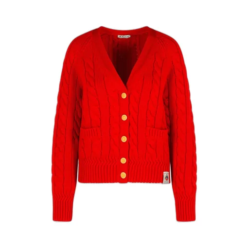 V-Neck Button-Up Cardigan