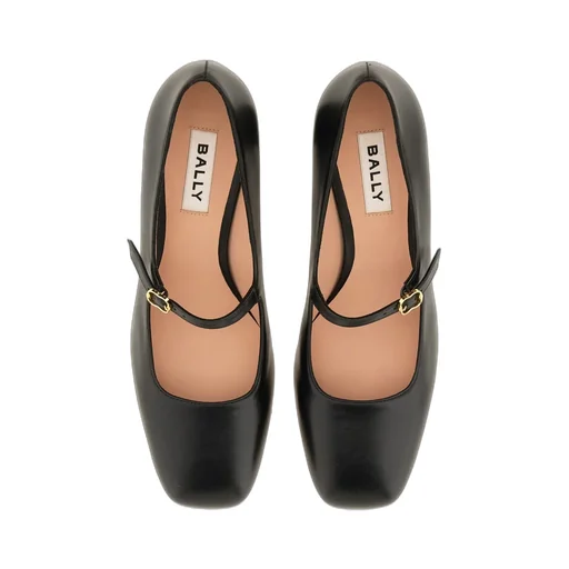 Decollete Square-Toe Mary Jane Pumps