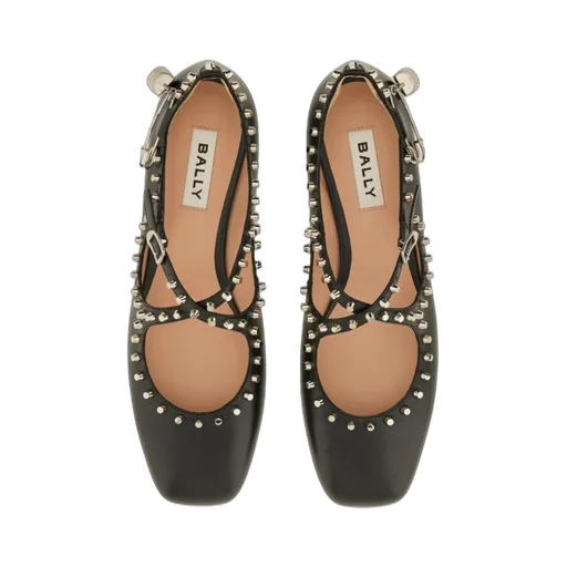 Ballyrina Buckle-Strap Ballerina Shoes