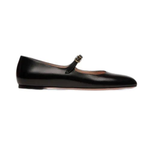 Square Toe Buckle-Strap Shoes