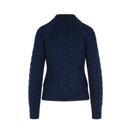 Logo Patch Buttoned Jumper