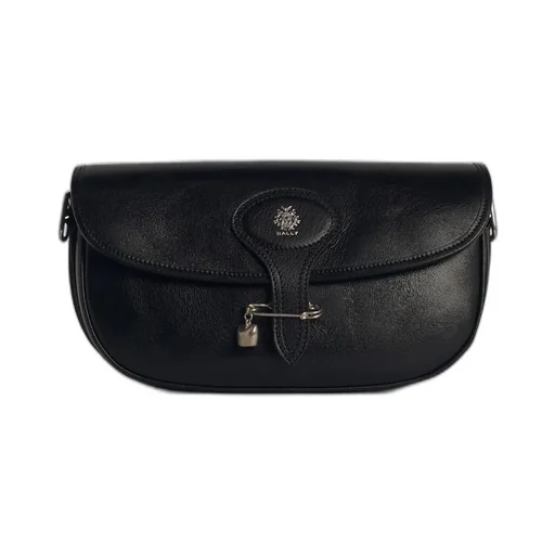 Logo Printed Pin Detailed Shoulder Bag