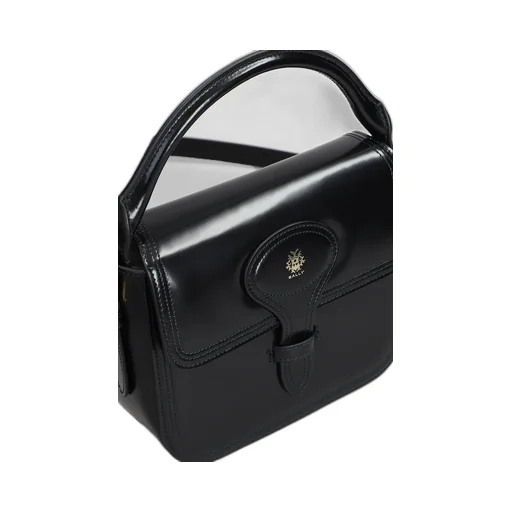 Logo Printed Top Handle Bag