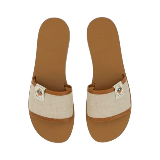 Logo Patch Open-Toe Slides