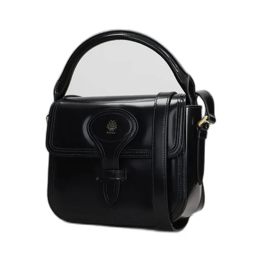 Logo Printed Top Handle Bag