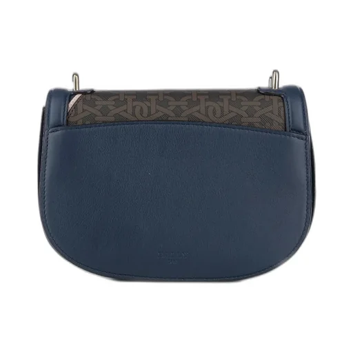 Logo Plaque Foldover Top Crossbody Bag